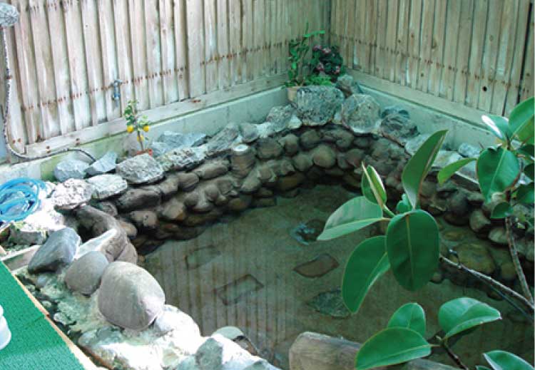 ホテルテトラ湯の川温泉の露天風呂