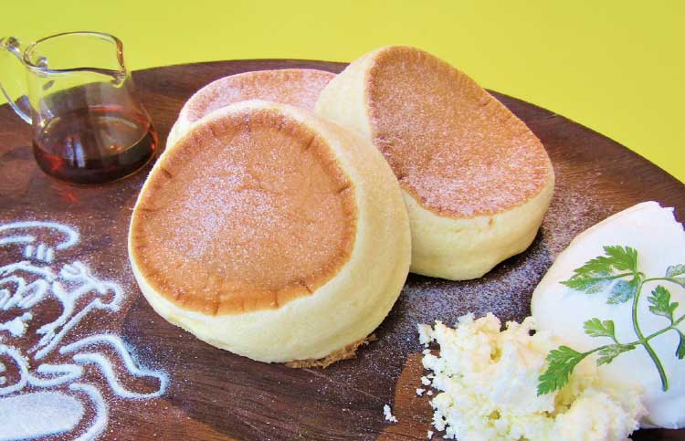 ジョリ―ジェリーフィッシュのメープルバターパンケーキ