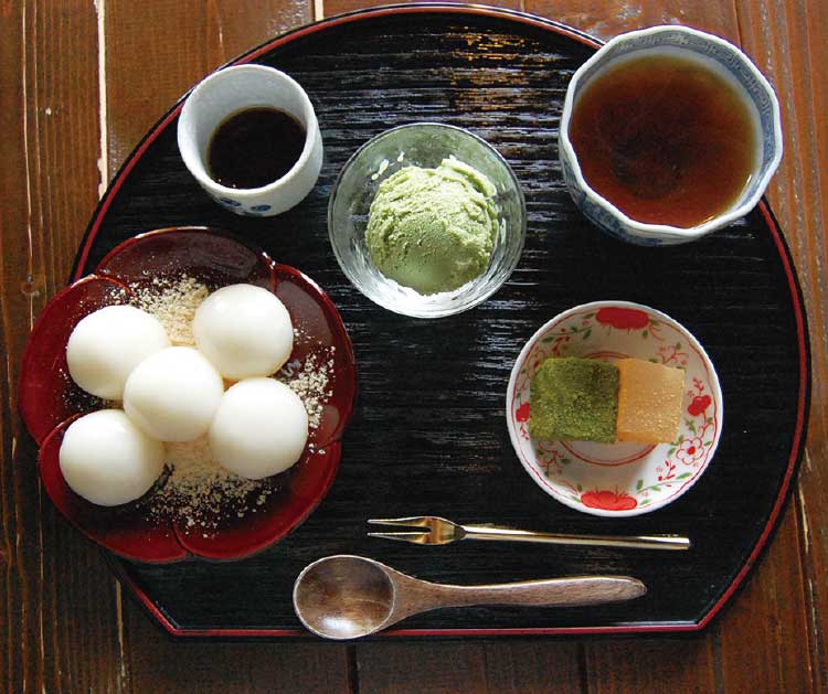 きんぎょ茶屋の「花房セット」