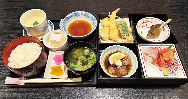 旬味・鹿六の「松花堂御膳」