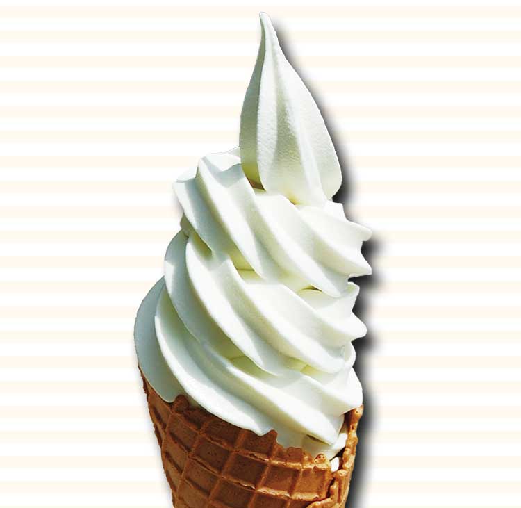 駒ヶ岳茶房の「ラ・フランス ソフトクリーム」