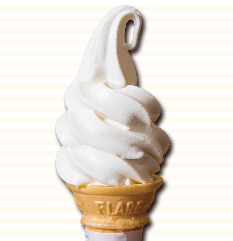 はこだてわいん葡萄館の「ワインソフトクリーム」