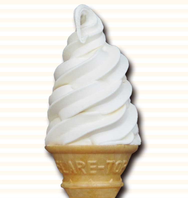 嘉福堂キッチン本社ガレージ店の「雪んこソフトクリーム」