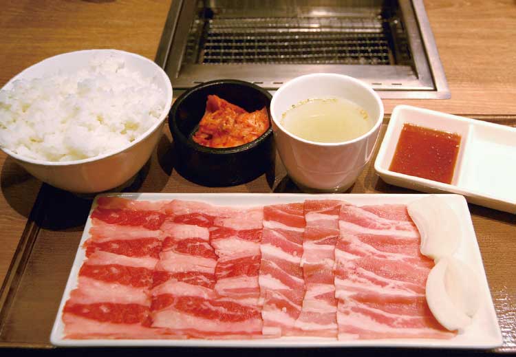 焼肉ライク函館漁火通り店の「ミックスカルビセット」