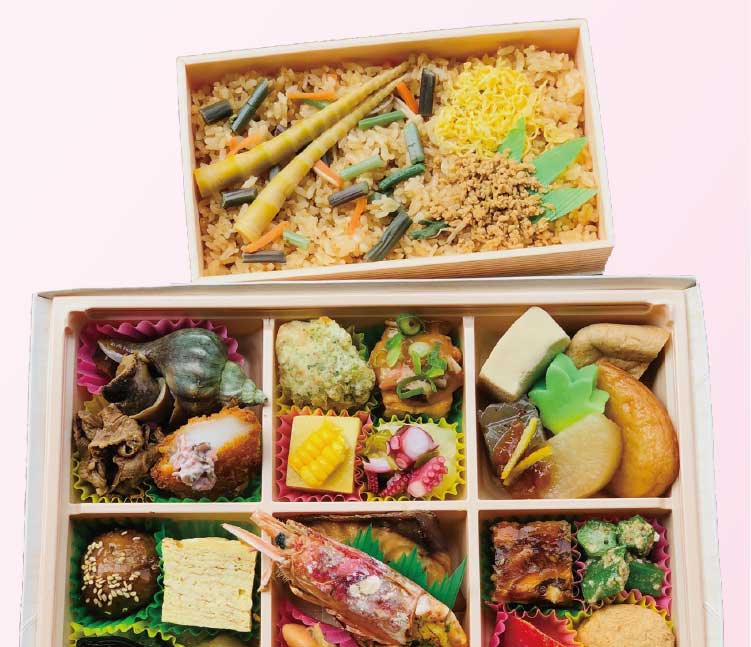 函館 寿々半の「彩り弁当」
