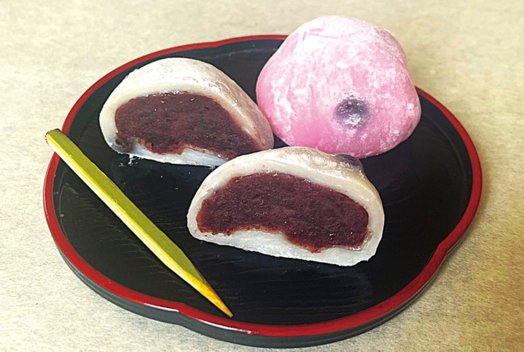 餅の北屋の餅とあんこ