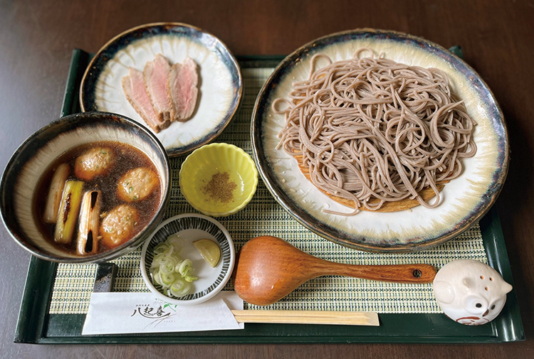 手打ち蕎麦　八起喜の鴨せいろ