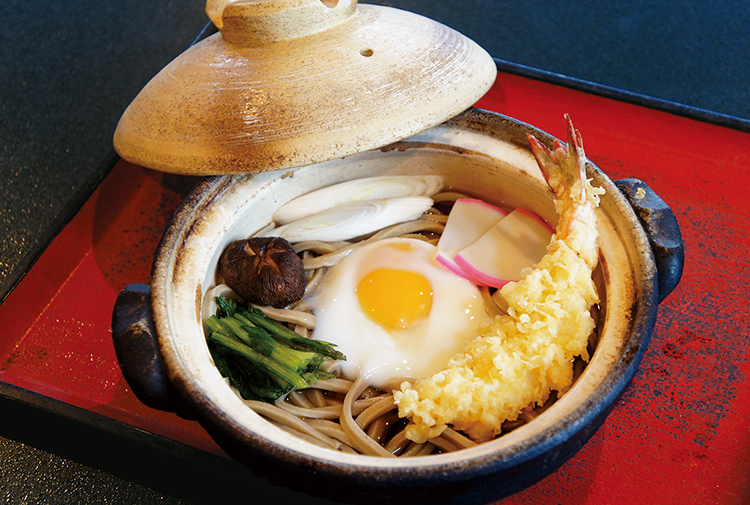 そば膳　一富士の太打ち鍋焼き蕎麦