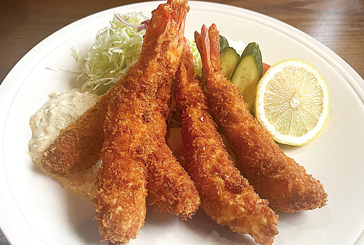レストキャビン キャプテンのエビフライ