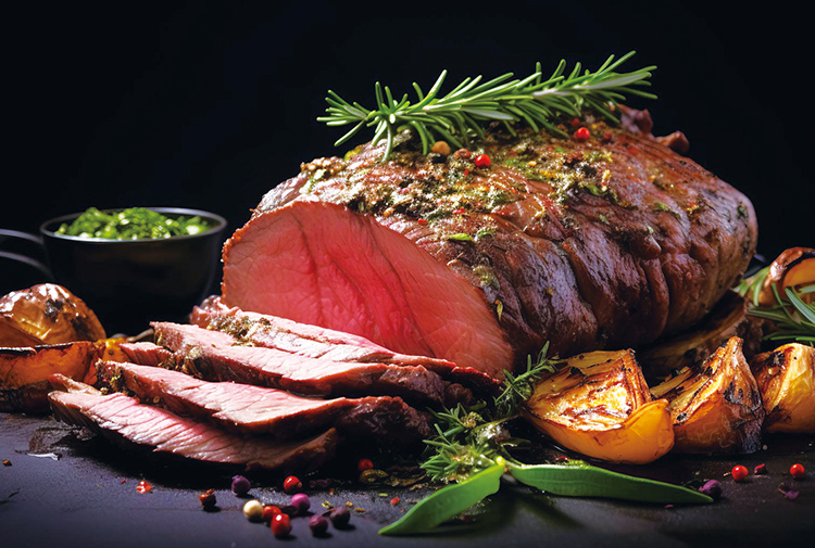 海と灯のローストビーフ