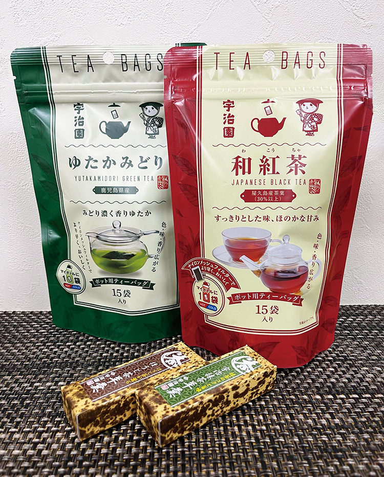 宇治園函館支店のティーバッグ詰め合わせ