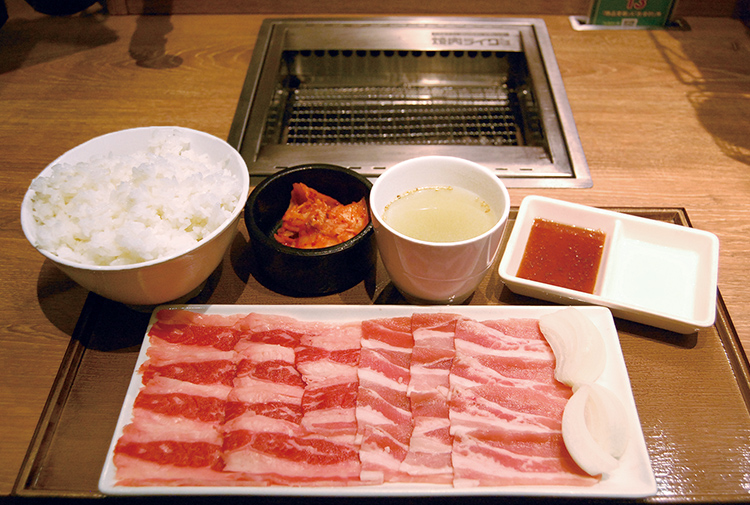 焼肉ライクのミックスカルビセット