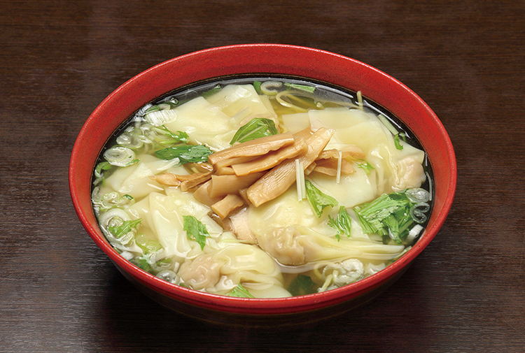 函館麺厨房あじさいのワンタン麺