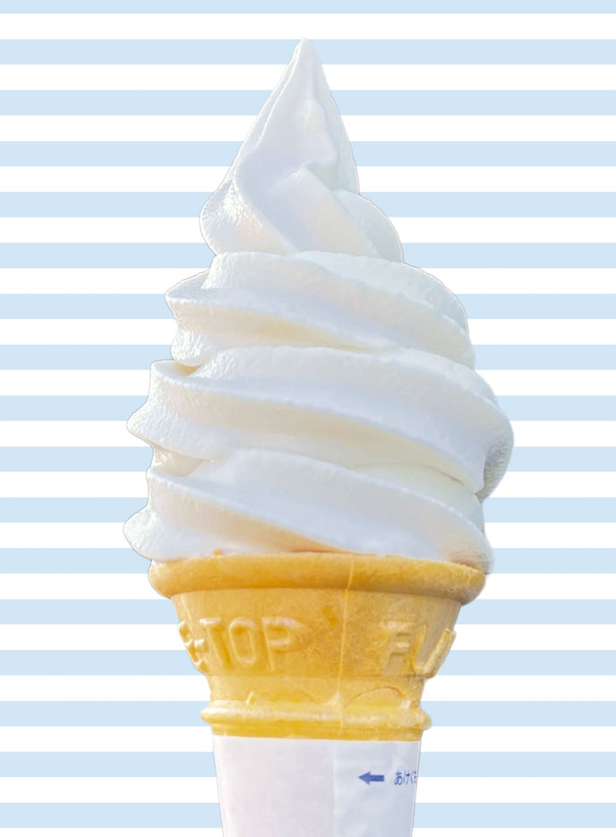 はこだてわいん葡萄館本店の「ワインソフトクリーム」