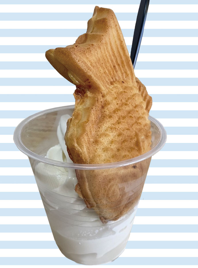 たいやき鯛吉の「たいやきソフト」