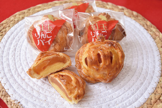 喜夢良菓子舗の紅玉りんごパイ
