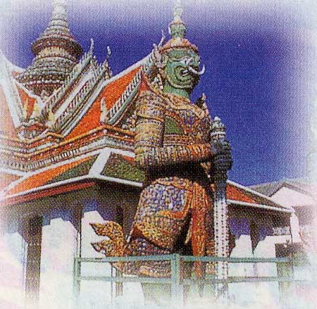 タイのエメラルド寺院