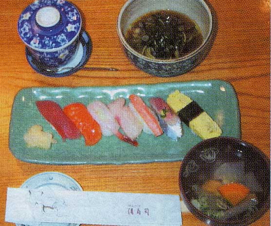 清寿司のランチセット
