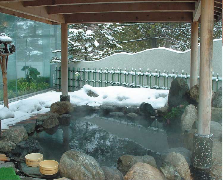 ホテル網走湖荘の露天風呂