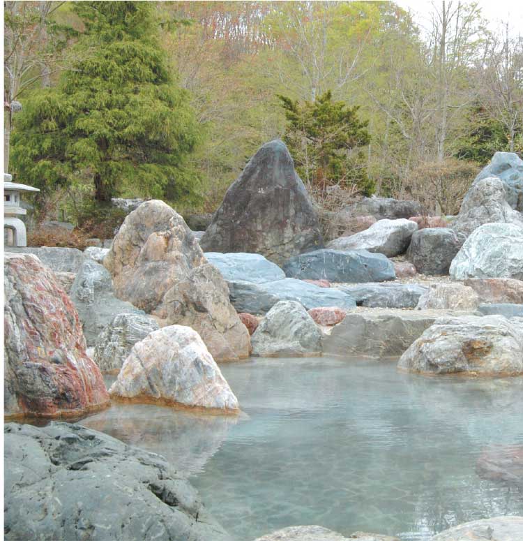 パシフィック温泉ホテル清龍園の露天風呂