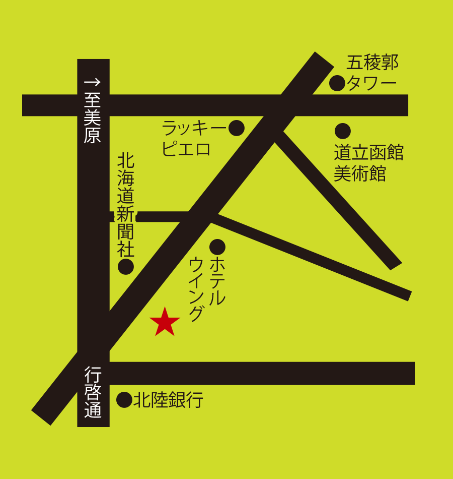 ちゃんぽん長崎屋周辺地図