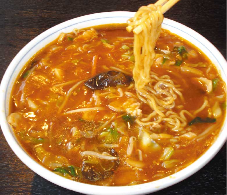 中国料理廣河の野菜マーボー麺