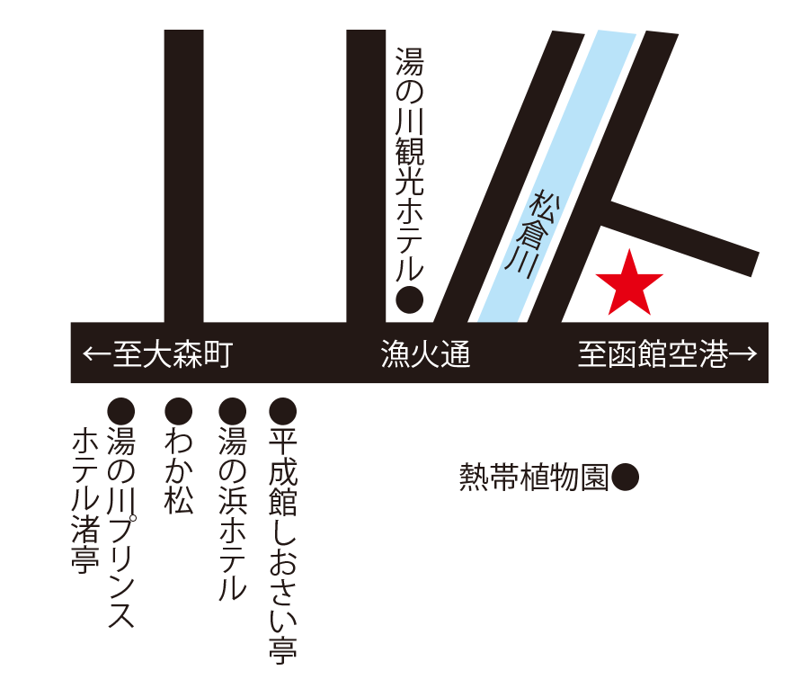 湯元入川周辺地図