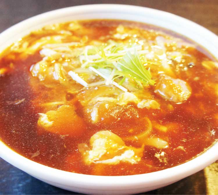 中国料理廣河の中華”辛”親子麺