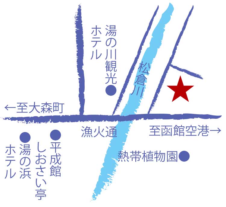 湯元入川周辺地図