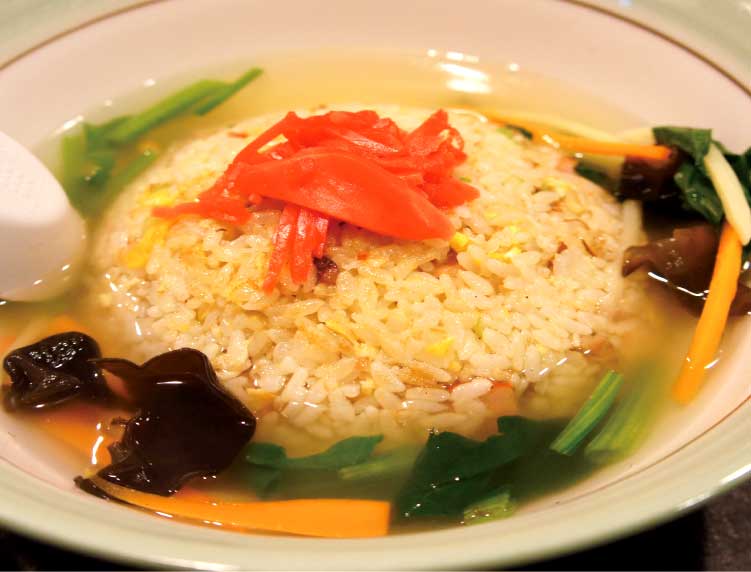 中国料理廣河のスープ炒飯