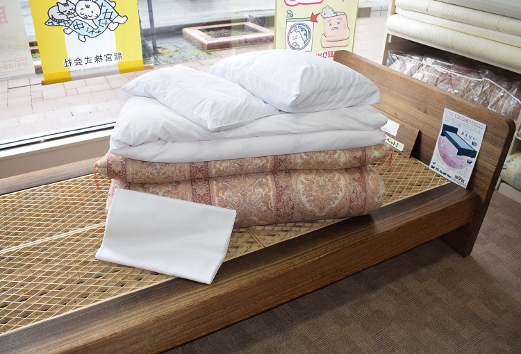 『タジマ寝具』のおもてなしレンタル布団
